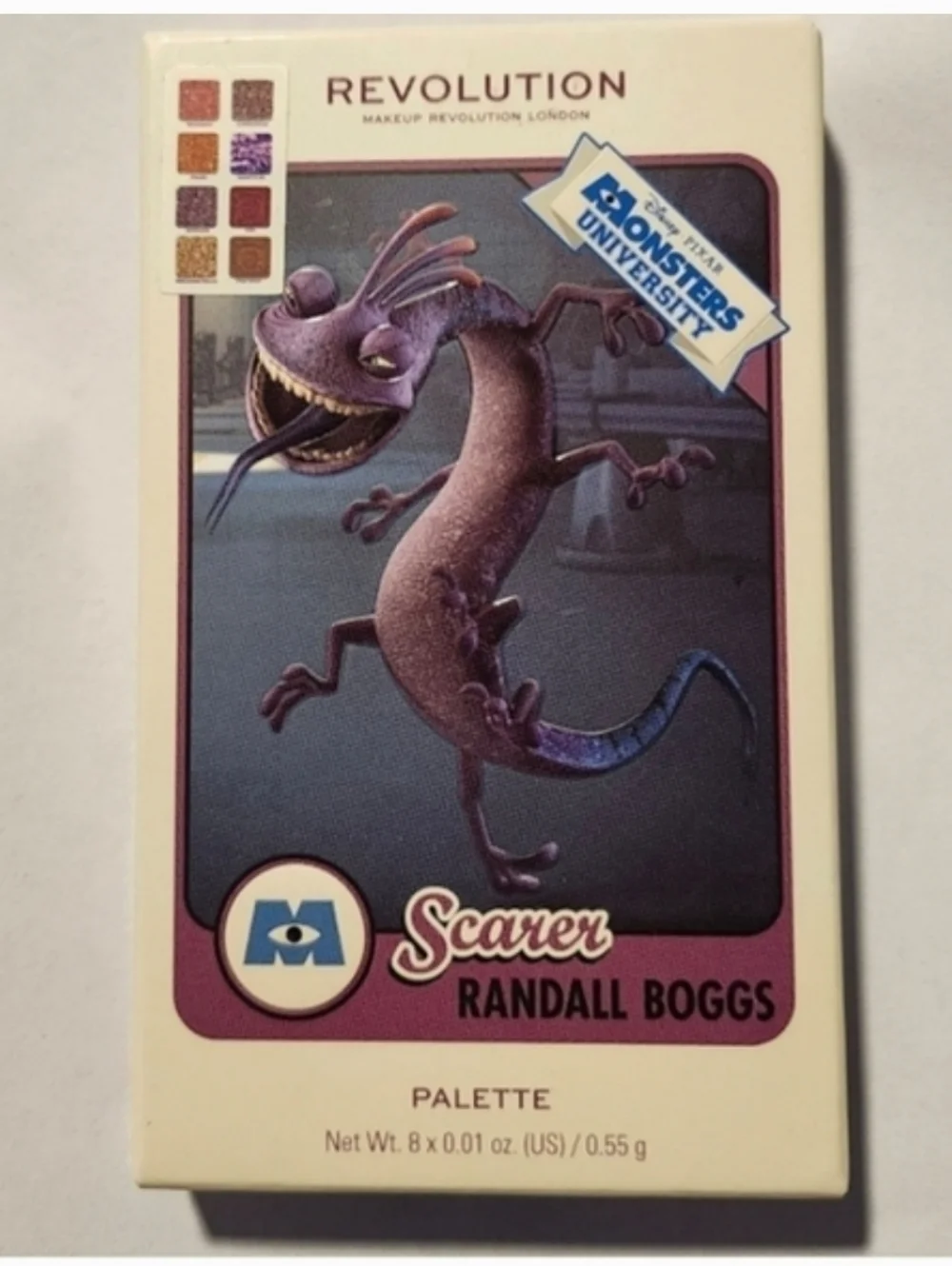 Revolution X Monsters University Randall Boggs Scare Card Eyeshadow Palette